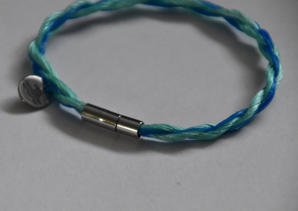 Blue and Green Fishing Rope Bracelet