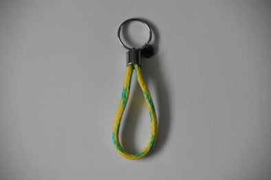 Fishing Net Keyring: Yellow and Green