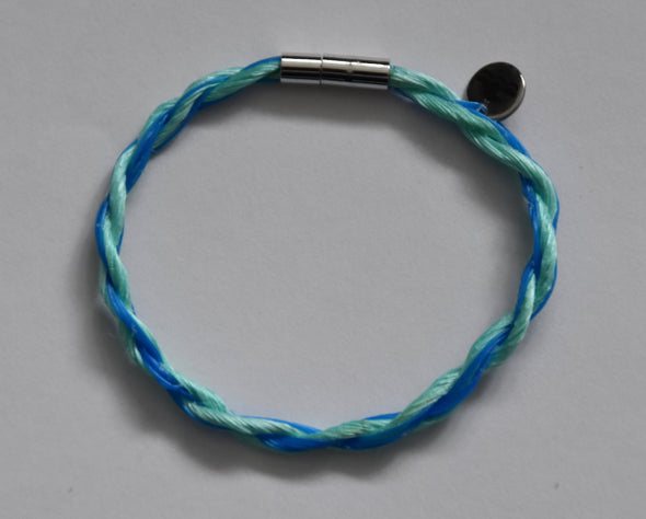 Blue and Green Fishing Rope Bracelet