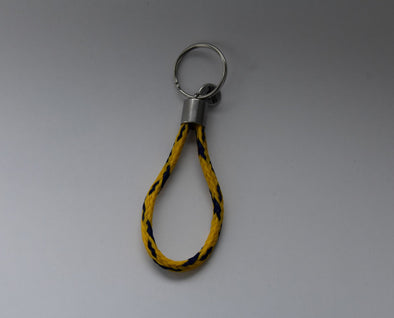 Fishing Net Keyring: Yellow and Blue