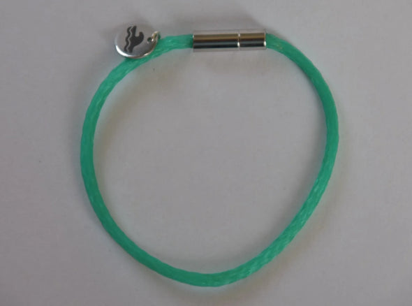 Fishing Net Bracelet: Green